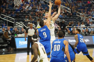 Orlando Magic 10 Kasım 2019 'da Indiana Pacers' ı Amway Center 'da ağırlıyor. Fotoğraf: Marty Jean-Louis