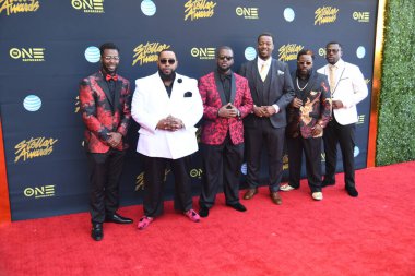 24 Mart 2018 Cumartesi günü Las Vegas 'taki Orleans Resort' ta düzenlenen 33. Yıldız Ödülleri Kırmızı Halı sırasında ünlüler.