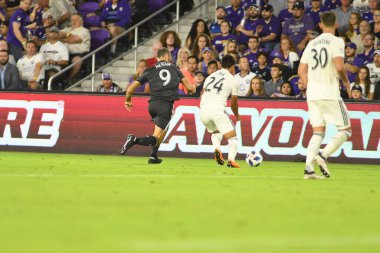 Orlando City 21 Nisan 2018 'de Orlando Florida' daki Exploria Stadyumu 'nda San Jose depremlerine ev sahipliği yaptı..  