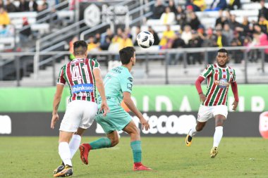 Fluminense, Florida Kupası 'nda 15 Ocak 2018' de Orlando Florida 'da oynanan Spektrum Stadyumu' nda Barcelona SC 'ye karşı..