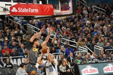 Orlando Magic, 21 Şubat 2020 Cuma günü Orlando Florida 'daki Amway Center' da Dallas Mavericks 'e ev sahipliği yapıyor..  