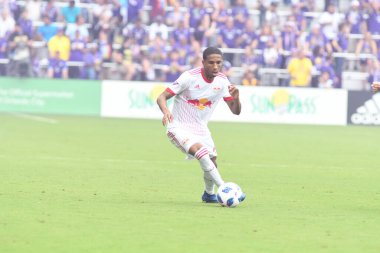 Orlando City, 31 Mart 2018 'de Orlando Florida' daki Exploria Stadyumu 'nda New York Red Bulls' a ev sahipliği yaptı..  
