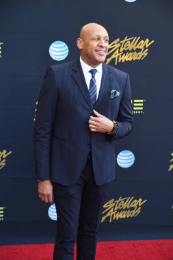 24 Mart 2018 Cumartesi günü Las Vegas 'taki Orleans Resort' ta düzenlenen 33. Yıldız Ödülleri Kırmızı Halı sırasında ünlüler.