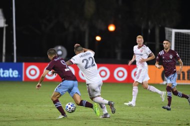 Real Salt Lake, 12 Temmuz 2020 'de Orlando Florida' da düzenlenen MLS Sırt Turnuvası sırasında Colorado Rapids ile karşı karşıya.