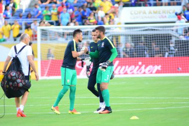 Brezilya, 8 Haziran 2016 tarihinde Orlando Florida 'daki Copa America Centenario' da Haiti ile karşılaştı..