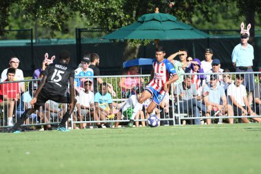 30 Temmuz 2019 'da Orlando Florida' daki Disney 'in Vahşi Spor Dünyası' nda düzenlenen MLS Allstar Haftası sırasında MLS Homegrown oyunu.