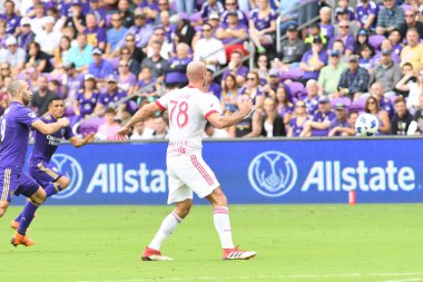 Orlando City, 31 Mart 2018 'de Orlando Florida' daki Exploria Stadyumu 'nda New York Red Bulls' a ev sahipliği yaptı.. 