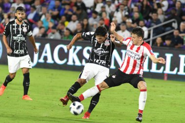 Korintliler, 10 Ocak 2018 'de Orlando City Stadyumu' nda düzenlenen Florida Kupası 'nda PSV Eindhoven' a karşı.. 