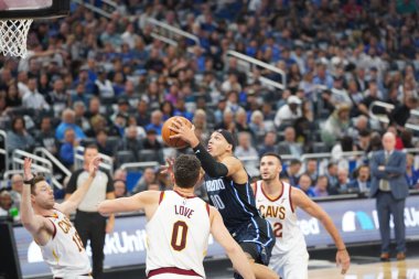 Orlando Magic, Orlando, Florida 'daki sezon açılışında Cleveland Cavaliers' ı Amway Center 'da ağırlıyor..