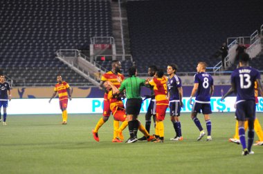 Orlando City SC, 29 Haziran 2016 'da Orlando Florida' daki Kamp Dünyası Stadyumu 'nda Fort Lauderdale Strikers' a ev sahipliği yaptı..