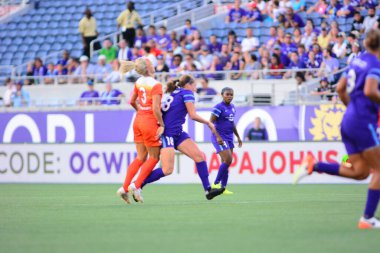 Orlando Pride sunucusu Houston Dash 23 Haziran 2016 'da Orlando Florida' daki Dünya Kampı Stadyumu 'nda..