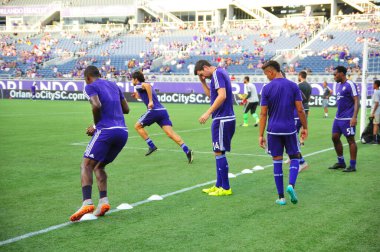 Orlando City SC, 15 Temmuz 2015 tarihinde Orlando Florida 'daki Kamp Dünyası Stadyumu' nda West Bromwich Albion 'a ev sahipliği yaptı..
