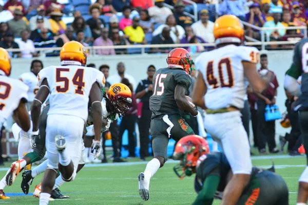 Florida Rattlers Enfrentar Bethune Cookman Wildcats Durig Clássicos Flórida Estádio — Fotografia de Stock