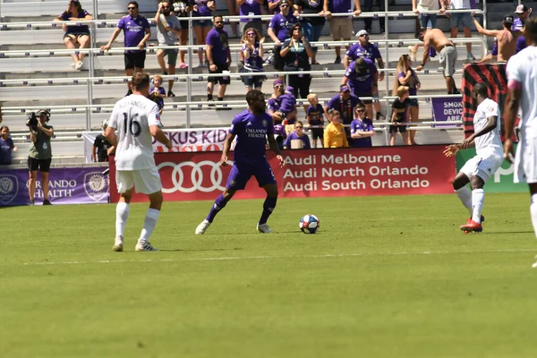 Orlando City Găzduiește Cincinnati Stadionul Orlando City Din Orlando Florida — Fotografie, imagine de stoc