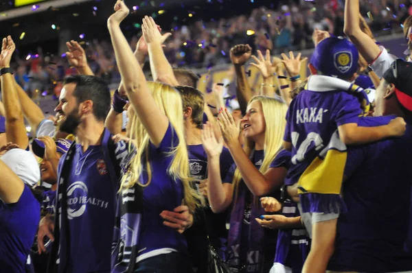 Orlando City Hostí Vás Montreal Dopad Stadionu Camping World Října — Stock fotografie