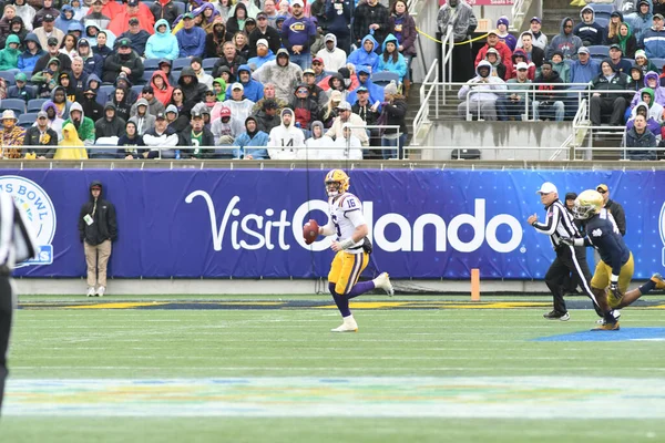 Notre Dame Enfrentará Lsu Durante Citrus Bowl Camping World Stadium — Foto de Stock