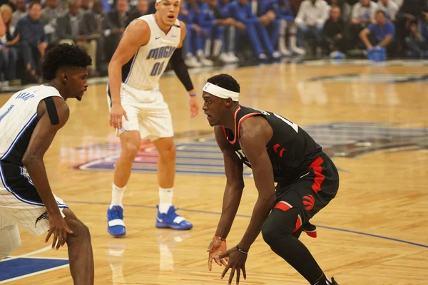 Orlando Magic Hosts Toronto Rapters Během Prvního Kola Play Nba — Stock fotografie