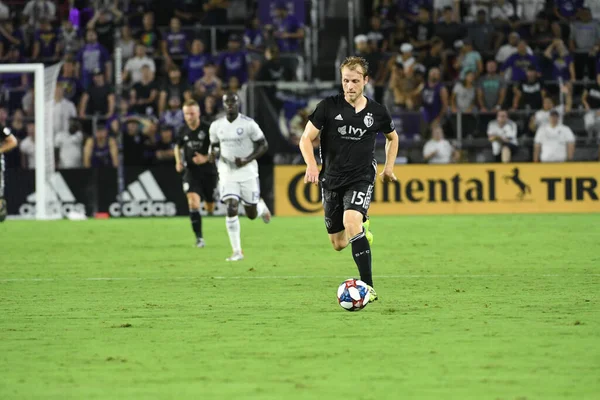 Orlando City Värd För Sporting Kansas Exploria Stadium Onsdagen Den — Stockfoto