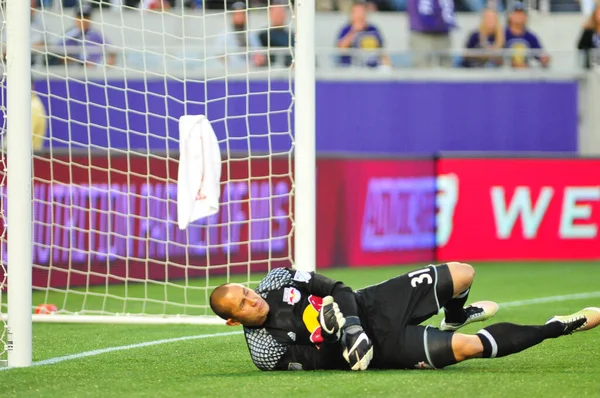 Orlando City Ospita New York Red Bulls Camping World Stadium — Foto Stock