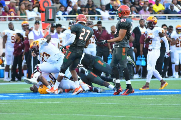 Florida Rattlers Face Bethune Cookman Wildcats Durig Florida Classics Camping — стокове фото