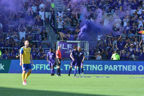 Orlando City Gastheer Van Colorado Rapids Het Orlando City Stadium — Stockfoto