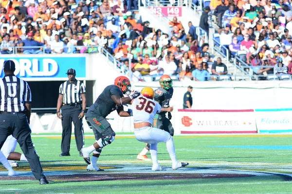 Florida Rattlers Face Bethune Cookman Wildcats Durig Florida Classics Camping — стокове фото