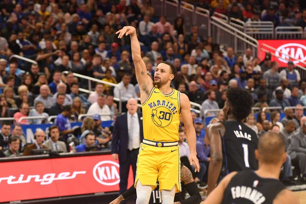 Orlando Magic, 28 Şubat 2019 Perşembe günü Orlando Florida 'daki Amway Center' da Golden State Warriors 'a ev sahipliği yaptı. 