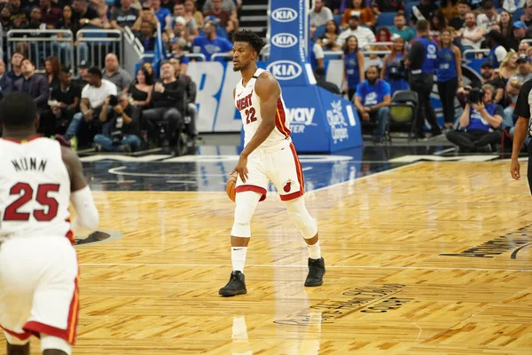 Jogo Basquete Temporada Nba Orlando Magic Miami Heat Janeiro 2020 — Fotografia de Stock