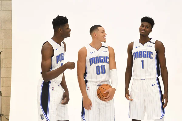 Orlando Magic Host Media Day Amway Center Orlando Florida Στις — Φωτογραφία Αρχείου