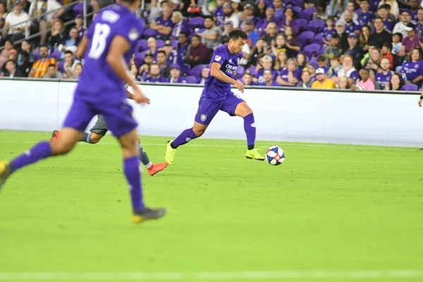 Orlando City Värd För New York City Orlando City Stadium — Stockfoto