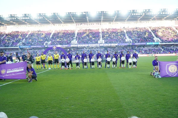 Orlando City Värd Real Salt Lake Exploria Stadium Orlando Florida — Stockfoto