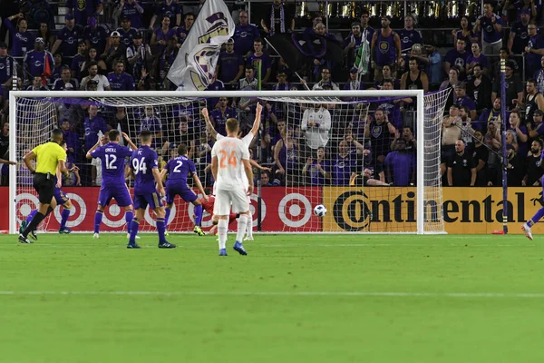 Orlando City Ağustos 2018 Florida Exploria Stadyumu Nda Atlanta United — Stok fotoğraf