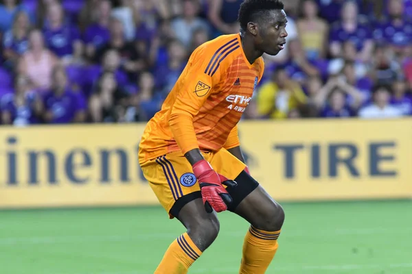 Orlando City Host Nyc Exploria Stadium Orlando Florida July 2018 — Stock Fotó