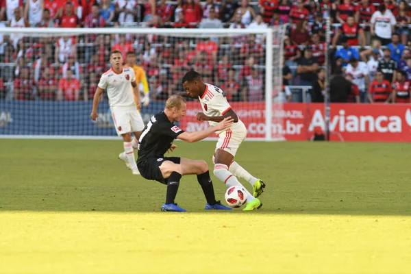 Flamengo Eintracht Frankfurt Orlando City Stadium Saturday January 2019 Photo — Stock Photo, Image