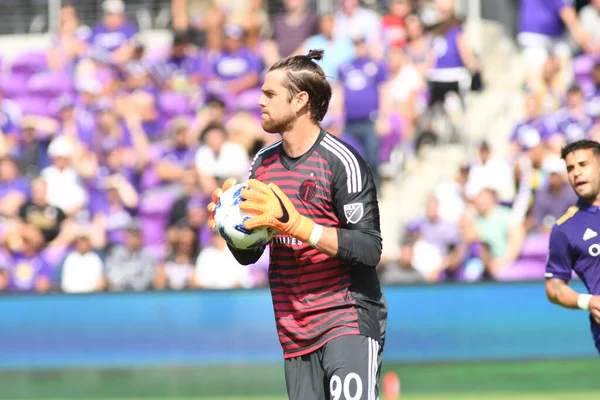 Orlando City Värd För Portland Timbers Exploria Stadium Orlando Florida — Stockfoto