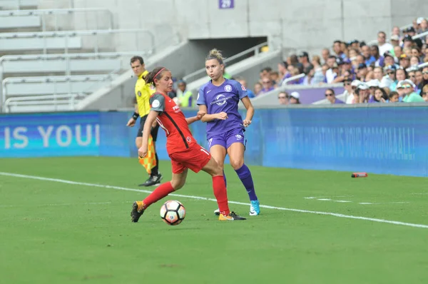 Orlando Pride Gastheer Van Portland Thorns Orlando City Stadium Orlando — Stockfoto