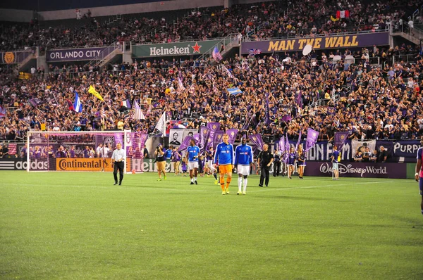 Orlando City Hostí Vás Montreal Dopad Stadionu Camping World Října — Stock fotografie