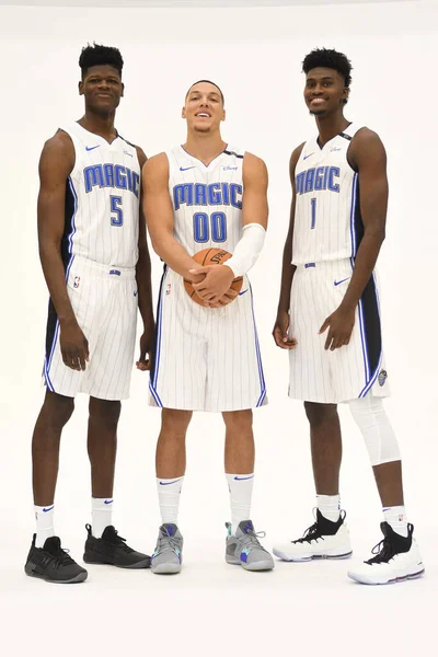 Orlando Magic Host Media Day Amway Center Orlando Florida Στις — Φωτογραφία Αρχείου