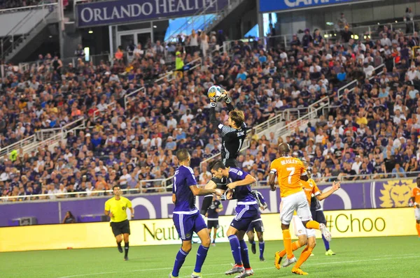 Orlando City Accueille Houston Dynamo Juillet 2016 Camping World Stadium — Photo