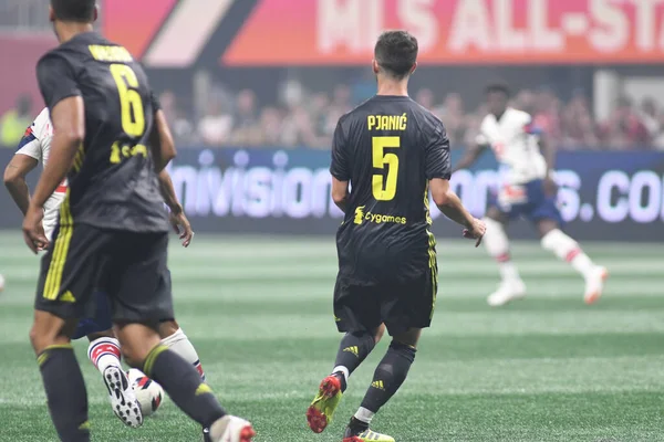 Mls All Star Juventus Mercedez Benz Stadium Atlanta Georgia Den — Stockfoto