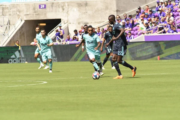 Orlando City Acoge Las Whitecaps Vancouver Orlando City Stadium Sábado — Foto de Stock