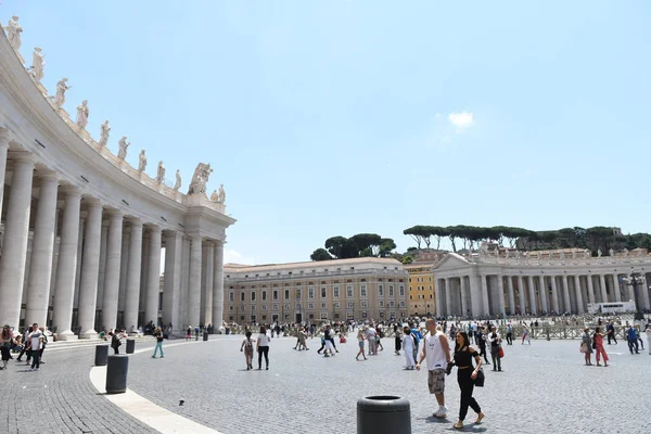 意大利梵蒂冈主广场的景观 — 图库照片