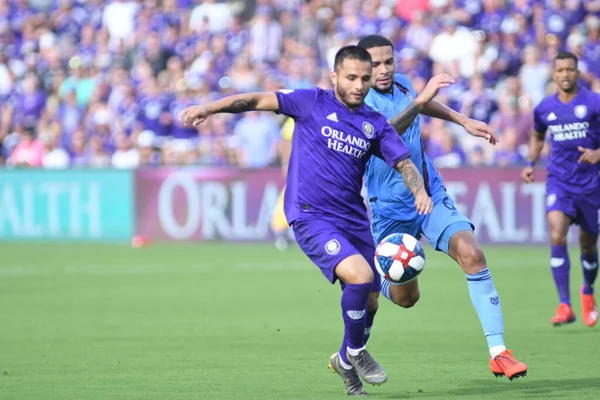 Orlando City Host New York City Orlando City Stadium Orlando — Stock fotografie