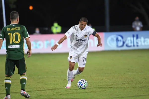 Galaxy Enfrenta Portland Timbers Durante Mls Back Tournament Espn Wild — Fotografia de Stock