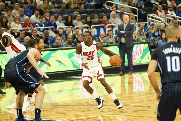 Basketball Game Nba Season Orlando Magic Miami Heat Gennaio 2020 — Foto Stock