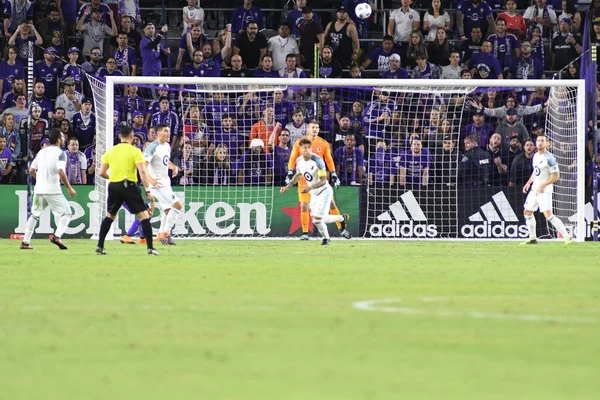 Orlando City Host Minnesota United Orlando City Stadium Orlando Florida — Stock Fotó