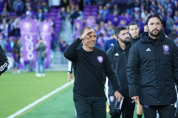 Orlando City Hostitel Real Salt Lake Stadionu Exploria Sobotu Února — Stock fotografie