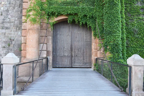 View Old Castle Doors — Stock Photo, Image