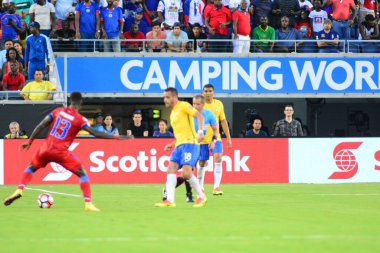 Brezilya, 8 Haziran 2016 tarihinde Orlando Florida 'daki Copa America Centenario' da Haiti ile karşılaştı..