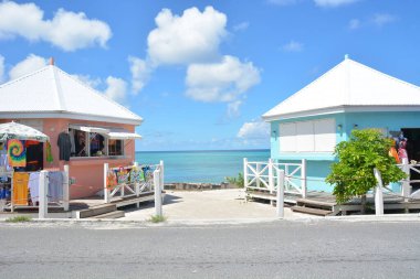 19 Eylül 2016 'da Türk ve Caicos' taki Güzel Büyük Türk Adası.   